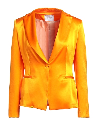 SOALLURE Blazer Orange 100% Viscose