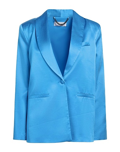 JIJIL Blazer Azure 58% Cotton, 35% Silk, 7% Elastane, Acetate, PBT - Polybutylene terephthalate