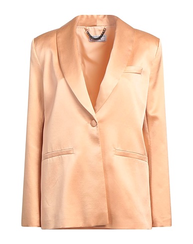 JIJIL Blazer Apricot 58% Cotton, 35% Silk, 7% Elastane, Acetate, PBT - Polybutylene terephthalate