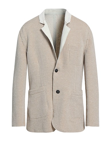 NOSTRASANTISSIMA Blazer Beige 92% Cotton, 8% Polyamide
