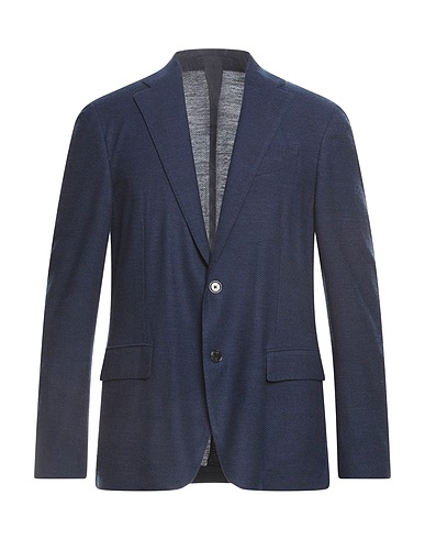 LARDINI Blazer Midnight blue 100% Wool