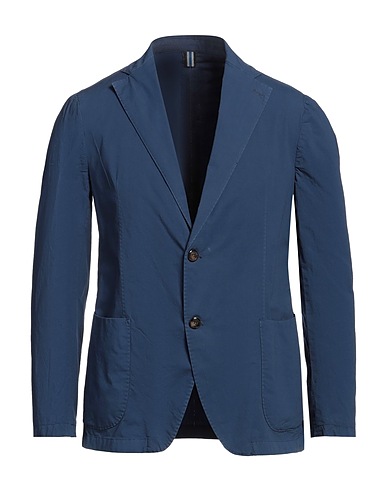 BAGUTTA Blazer Slate blue 97% Cotton, 3% Elastane
