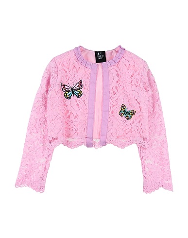 LOVE MADE LOVE Giacca Rosa 60% Poliestere, 40% Cotone