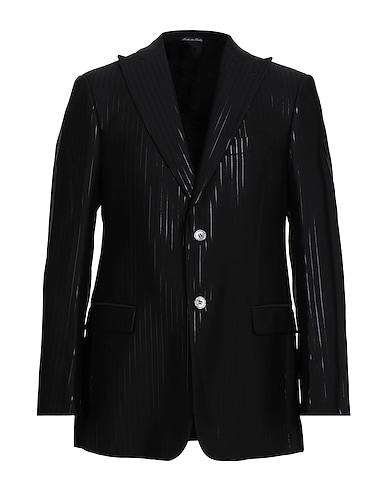 PAL ZILERI CERIMONIA Blazer Black 56% Viscose, 43% Wool, 1% Nylon