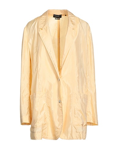 ISABEL MARANT Blazer Pastel yellow 65% Polyester, 35% Silk