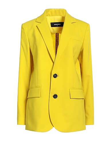 DSQUARED2 Giacca Verde lime 54% Poliestere, 44% Lana Vergine, 2% Elastan