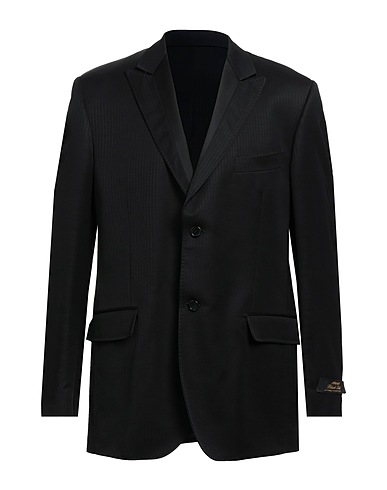 MESSORI Blazer Black 56% Wool, 44% Viscose