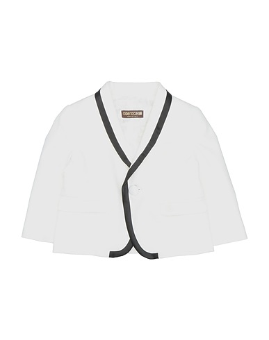 ROBERTO CAVALLI JUNIOR Veste Blanc 67% Coton, 30% Polyamide, 3% Élasthanne, Polyester