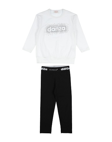 DIMENSIONE DANZA Completo Bambini COMPLETO JERSEY STRETCH+TULLE BIMBA
 Bianco 90% Cotone, 10% Lycra®, Poliestere