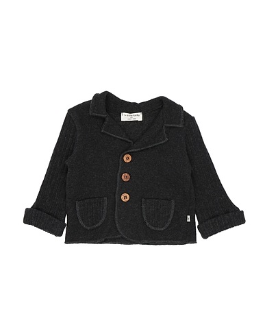 1 + IN THE FAMILY Blazer Charcoal 70% Cotton, 20% Acrylic, 4% Other Fibres, 3% Viscose, 3% Polyester