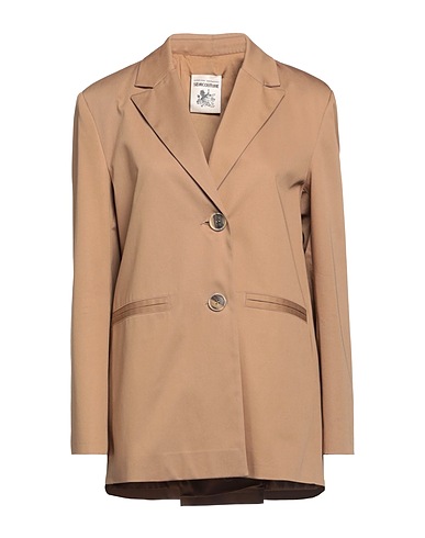 SEMICOUTURE Blazer Camel 98% Cotton, 2% Elastane