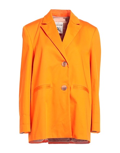 SEMICOUTURE Blazer Orange 98% Cotton, 2% Elastane
