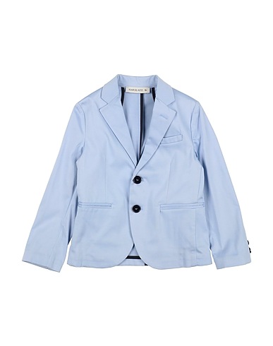 MANUEL RITZ Blazer Celeste 98% Cotone, 2% Elastan