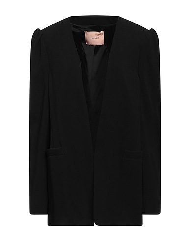 TWINSET Giacca Nero 97% Poliestere, 3% Elastan