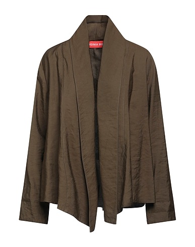 VIRGINIA BIZZI Blazer Military green 90% Viscose, 10% Polyester