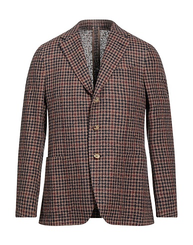 CARUSO Blazer Camel 74% Linen, 26% Polyamide