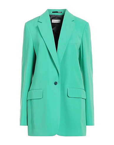 DRIES VAN NOTEN Blazer Green 76% Viscose, 24% Silk