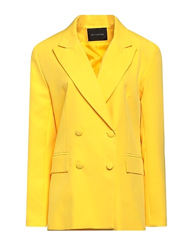 ACTUALEE Giacca Giallo 88% Poliestere, 12% Elastan