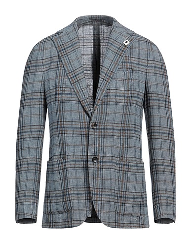 LARDINI Blazer 39% Lino, 31% Seta, 30% Lana
