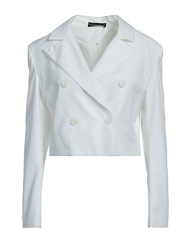 VANESSA SCOTT Blazer White 100% Polyester