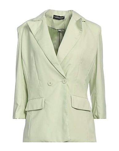 VANESSA SCOTT Giacca Verde chiaro 100% Poliestere