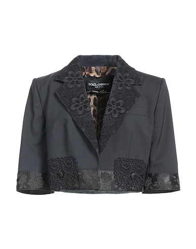 DOLCE&GABBANA Blazer Black 98% Virgin Wool, 2% Elastane, Cotton, Polyester, Other Fibres