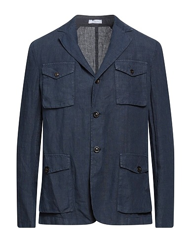 BOGLIOLI Blazer Midnight blue 100% Linen
