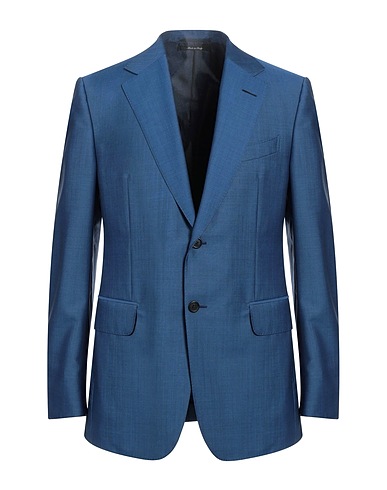 DUNHILL Blazer Blue 84% Wool, 16% Mohair wool