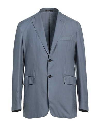 DUNHILL Blazer Grey 90% Cashmere, 10% Mulberry silk