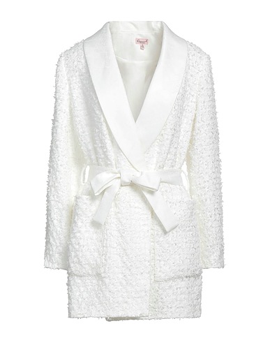 ROSAMUND MOISELLE Blazer White 81% Polyester, 19% Nylon
