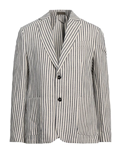 OUT/FIT Blazer Midnight blue 50% Linen, 30% Cotton, 20% Polyester