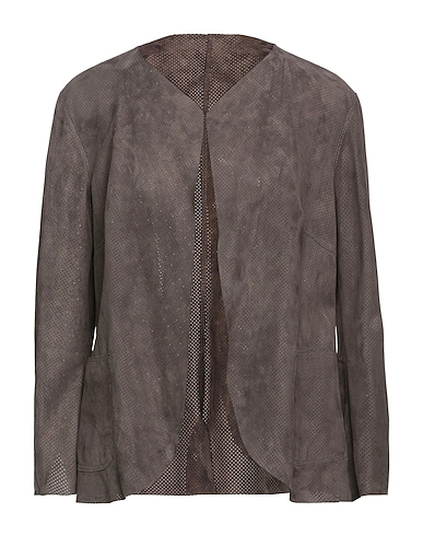 SALVATORE SANTORO Blazer Charcoal Ovine leather