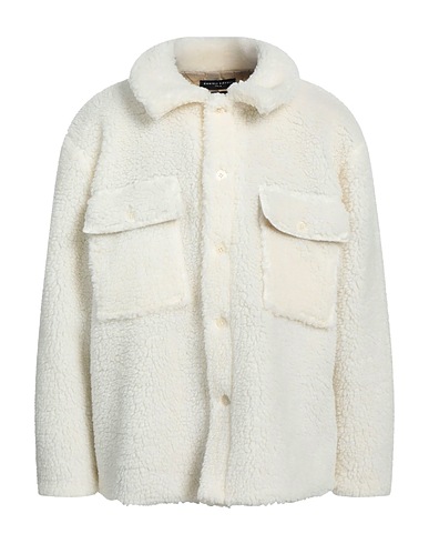 DANIELE FIESOLI Teddy Coat White 100% Polyester