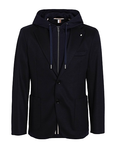 BOSS Blazer Midnight blue 60% Virgin Wool, 38% Polyamide, 2% Elastane