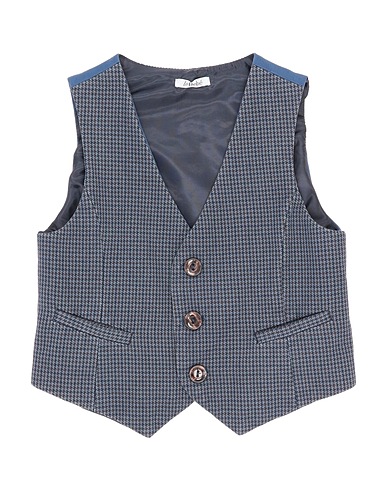 LE BEBÉ Waistcoat Slate blue 100% Cotton