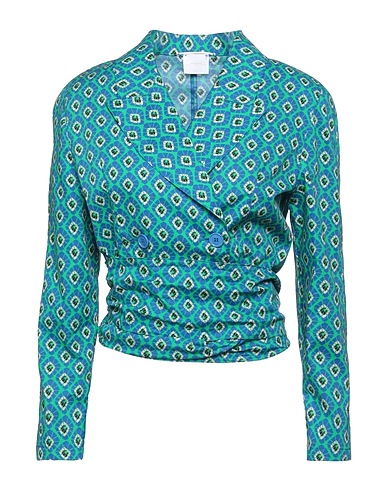 MERCI ITALIA Top Verde smeraldo 94% Cotone, 6% Elastan