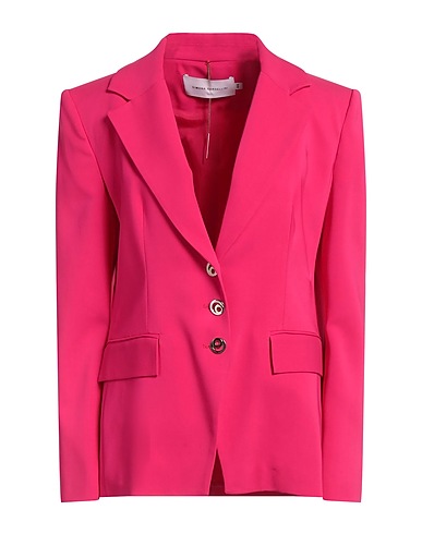 SIMONA CORSELLINI Giacca Fucsia 96% Viscosa, 4% Elastan