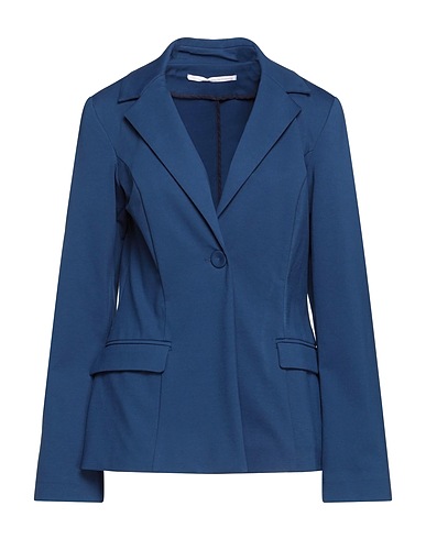 MAISON LAVINIATURRA Veste Bleu nuit 60% Viscose, 35% Polyamide, 5% Élasthanne