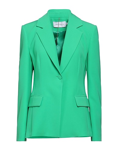 SIMONA CORSELLINI Blazer Green 94% Polyester, 6% Elastane