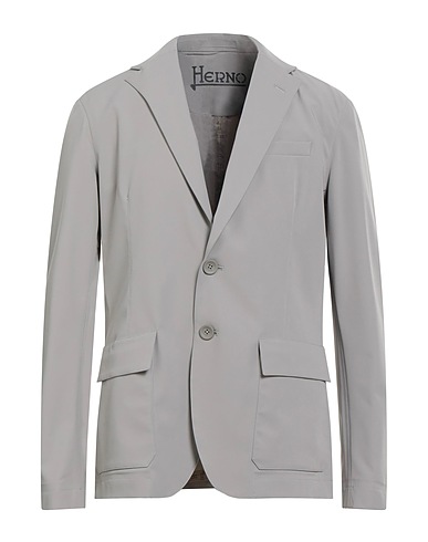 HERNO Blazer Light grey 84% Polyamide, 16% Elastane