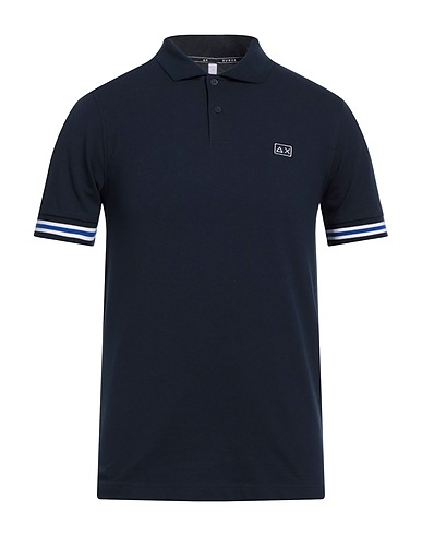 SUN 68 Polo Blu notte 95% Cotone, 5% Elastan