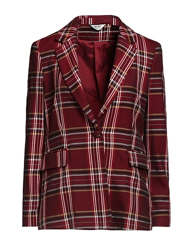 LIU •JO Blazer Burgundy 68% Polyester, 30% Viscose, 2% Elastane