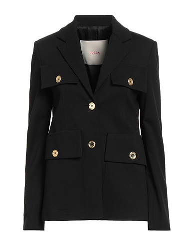JUCCA Blazer Black 56% Viscose, 36% Polyamide, 8% Elastane