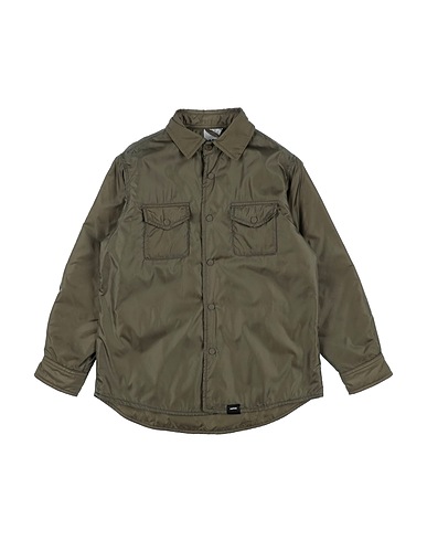 ASPESI Camicia tinta unita Verde militare 100% Poliammide