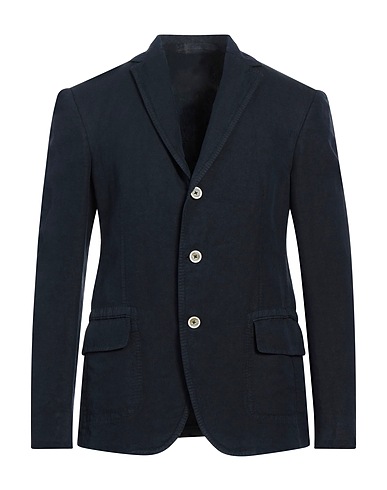ELEVENTY Blazer Midnight blue 60% Linen, 40% Cotton