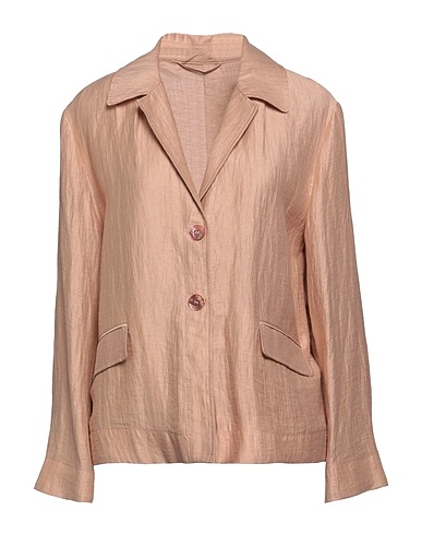 SEVENTY VENEZIA Jackett Sand 88% Leinen, 12% Polyamid, Polyester, Baumwolle