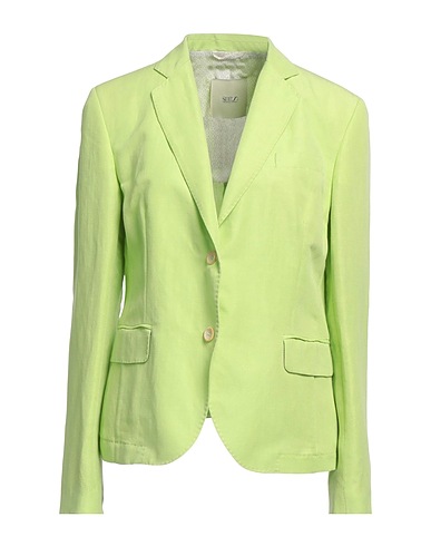 SEES INFINITELY WOMAN テーラードジャケット ライムグリーン リネン 100%