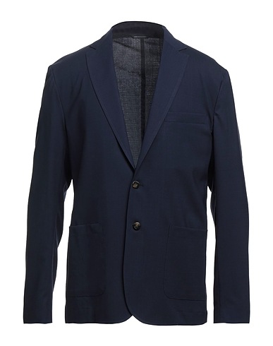 CRUNA Blazer Midnight blue 98% Virgin Wool, 2% Elastane