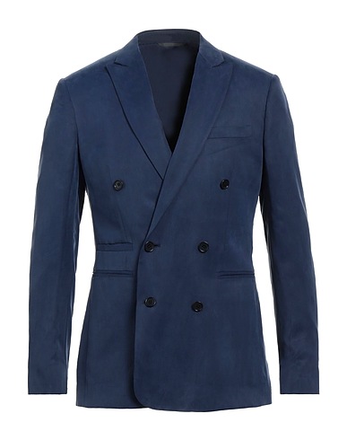 JOHN VARVATOS Blazer Slate blue 100% Cupro