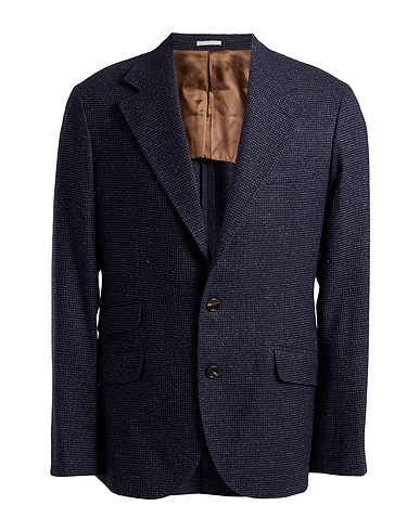 BRUNELLO CUCINELLI Blazer Midnight blue 78% Virgin Wool, 22% Silk